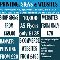 Printing Signs and Websites 857968 Image 0